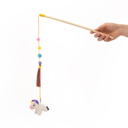 Zippy Paws ZippyClaws Zippystick Cat Toy - Unicorn