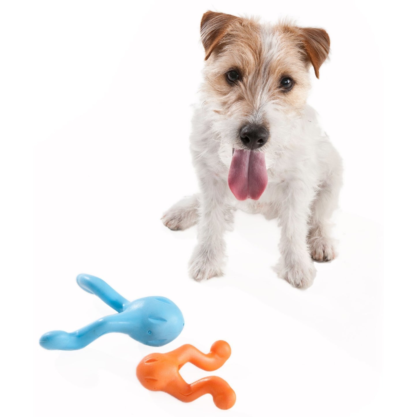 West Paw Tizzi Treat & Tug Toy for Tough Dogs - Small - Orange