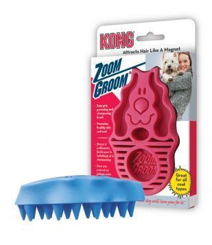 1 x KONG Zoomgroom Raspberry