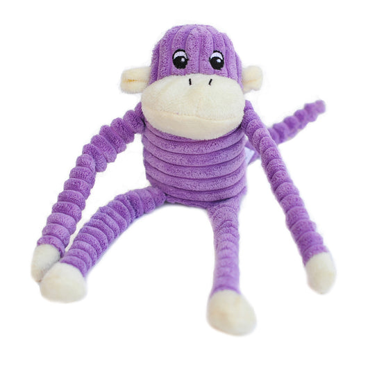 Spencer the Crinkle Monkey - Purple by Zippy Paws