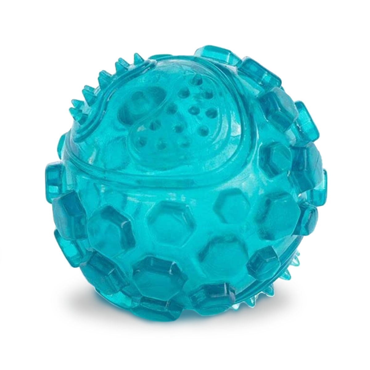 Zippy Paws Tuff Squeaker Ball - Teal Large