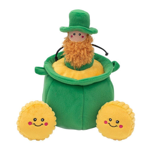 Zippy Paws St. Patricks Burrow Interactive Dog Toy - Pot of GoldÃƒâ€šÃ‚Â 