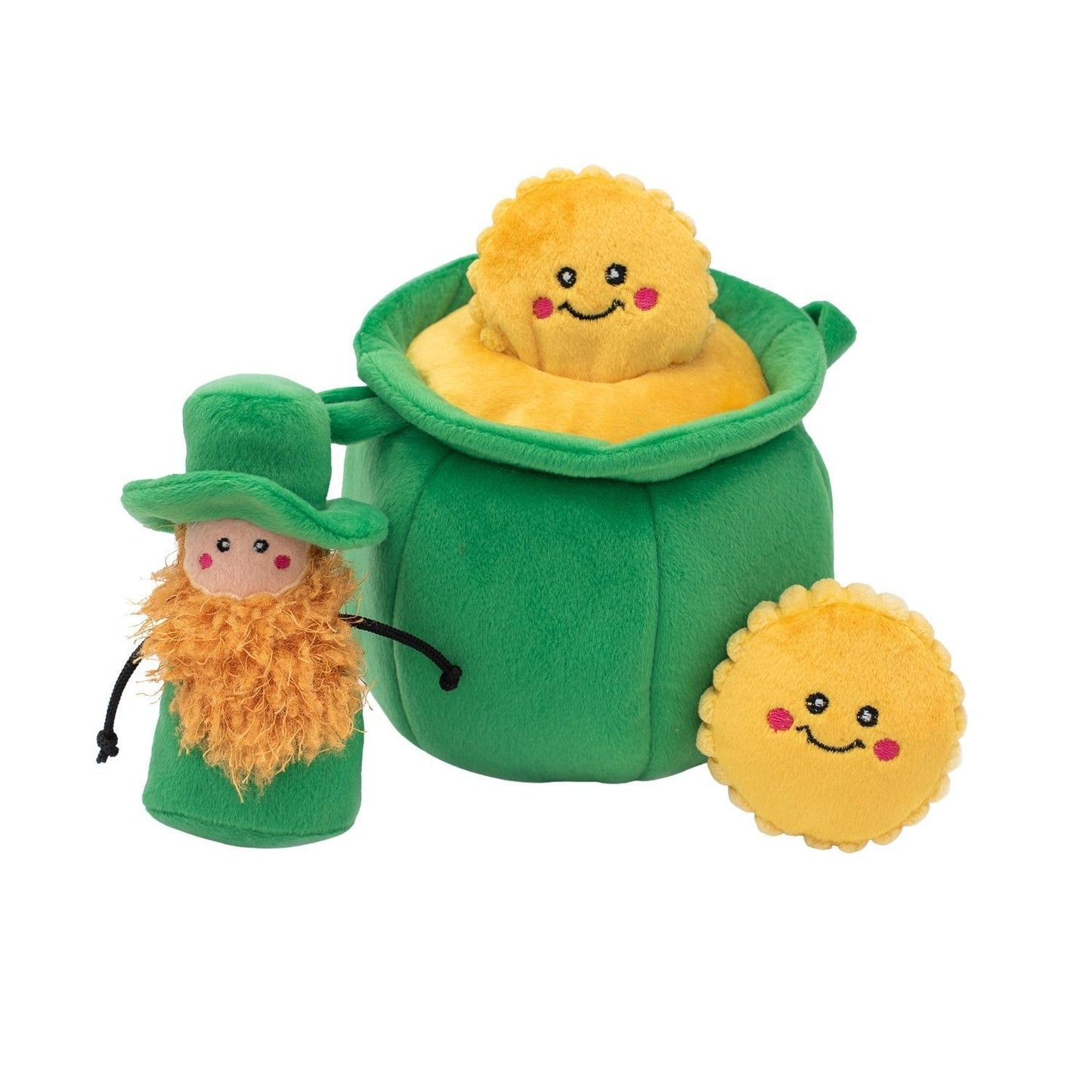 Zippy Paws St. Patricks Burrow Interactive Dog Toy - Pot of GoldÃƒâ€šÃ‚Â 