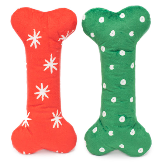 Holiday Patterned Bones - Large 2-Pack