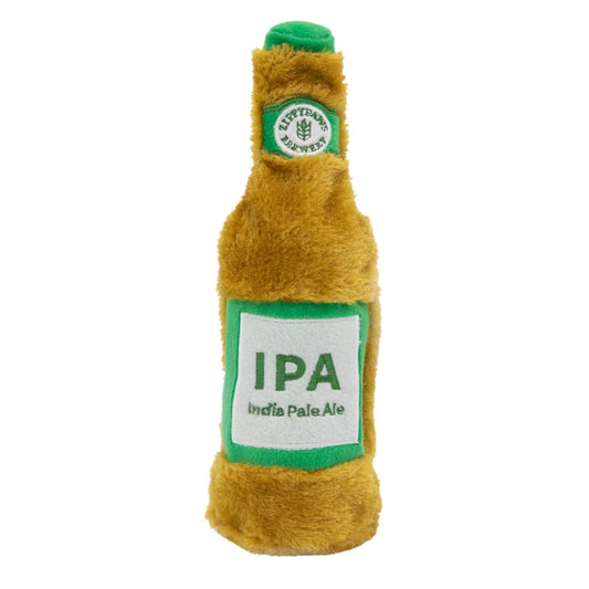 Zippy Paws Happy Hour Crusherz  Bottle Crunch Dog Toy - IPA