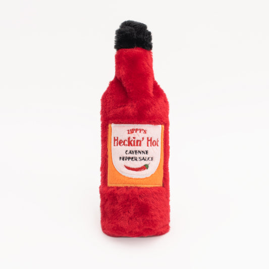 Zippy Paws Hot Sauce Crusherz Crunch & Squeak Dog Toy - Heckinâ€™ Hot