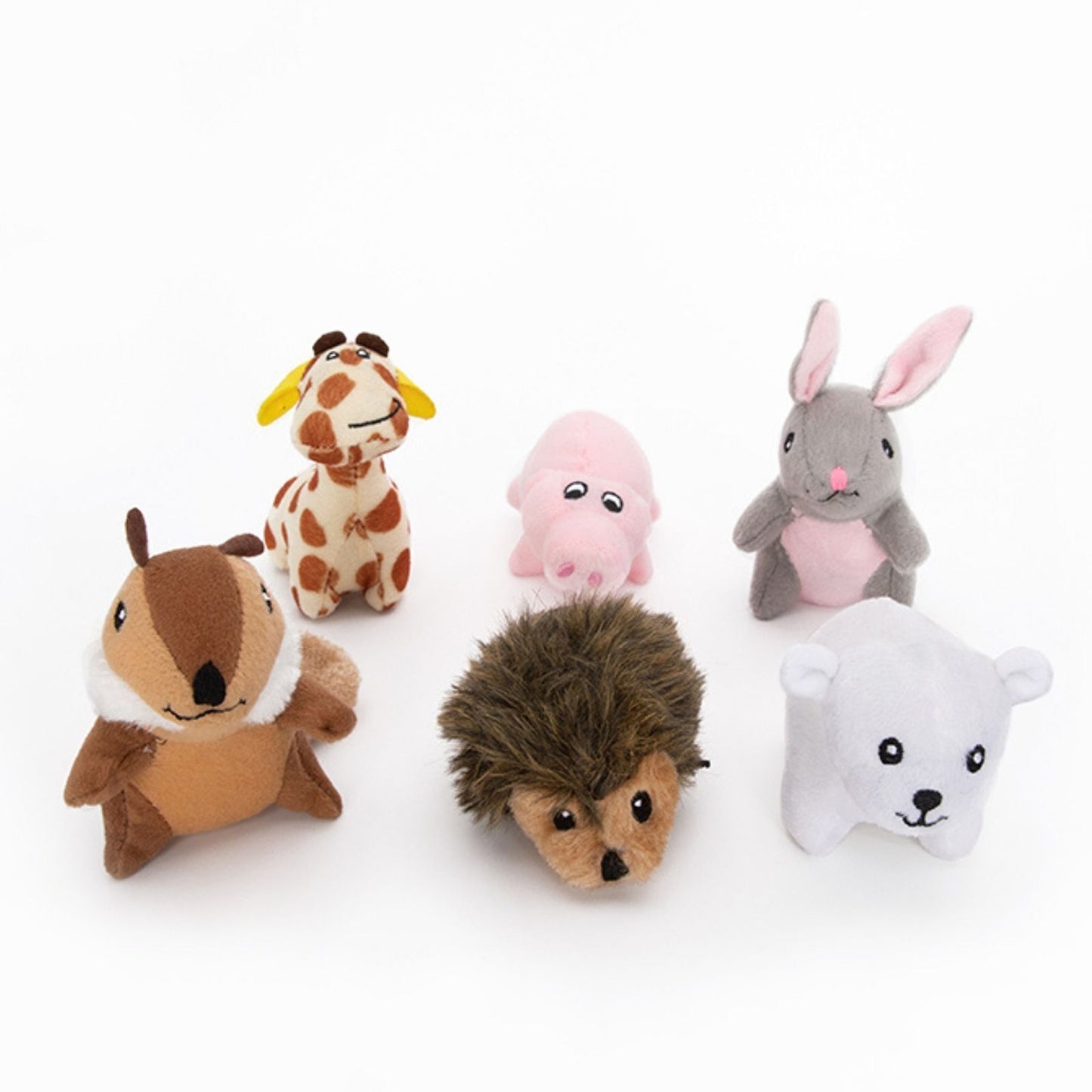 Zippy Paws Miniz Multipack Squeaker Dog Toys with 6 Mini Toys