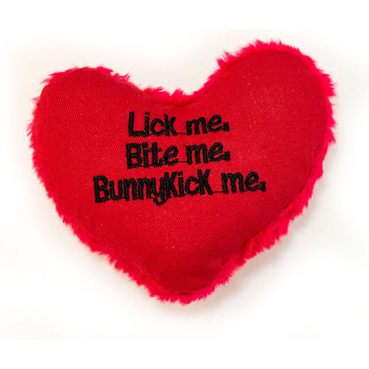 Yeowww! Cat Toys with Pure American Catnip - Hearrrt Attack - Lick me. Bite me. Bunnykick me.