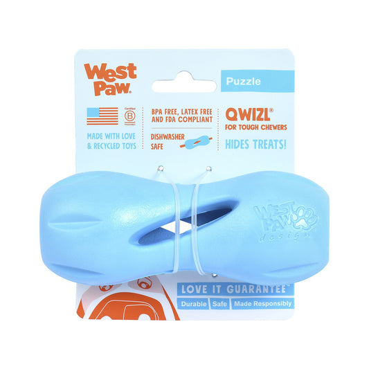 West Paw Qwizl Treat Dispensing Dog Toy - Treat Dispensing Dog Toy